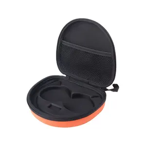 厂家定制logo防水防震EVA模具耳机耳机旅行拉链便携包