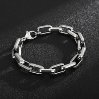 Collier et bracelet unisexe RH, géométriques, personnalisés, CLASSIQUE, plaqué or 18 carats, en acier inoxydable, bijoux de mode, vente en gros