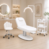 Fauteuil de thérapie esthétique électrique JOXIN avec commande filaire et base de piédestal LED pour la personnalisation de projets de salon