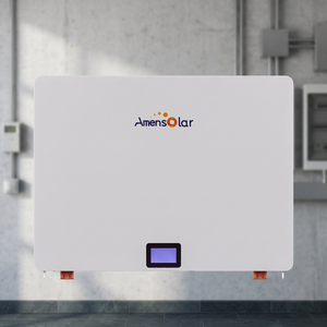 Batería LiFePO4 Apilable de Montaje en Pared Amensolar, 12.8V 10.24KWh, Híbrida, Garantía de 10 Años, Salida de 10-20kW, Protección IP54 - Product Image 3