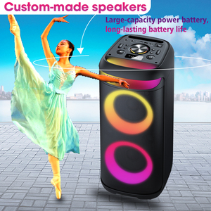 ลำโพงพกพา 5.0 RGB วูฟเฟอร์ 6 นิ้ว ทวีตเตอร์ แบตเตอรี่ <span class=keywords><strong>5000</strong></span>-8000mAh วัสดุ ABS ใช้งานกลางแจ้ง รองรับไมโครโฟนไร้สาย - Product Image 2