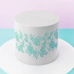 Cake Stencil Leaf Snowflake Pattern Cake Decorating Lace Fondant