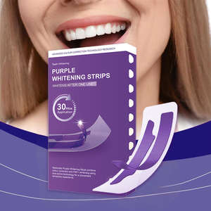 Tiras Blanqueadoras Moradas, Aplicación en 30 Minutos, Blanqueamiento Dental - Product Image 2