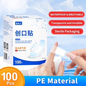 Pansement transparent imperméable CE pour adultes, pansement de premiers soins, 100 pièces - Product Image 5
