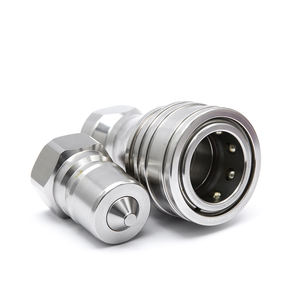 1/4 ''ISO7241-B KZF en acier inoxydable <span class=keywords><strong>hydraulique</strong></span> raccord à dégagement rapide filetage femelle raccord <span class=keywords><strong>hydraulique</strong></span> plus rapide - Product Image 4