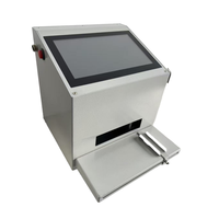 Yaomatec Impresora de Inyección de Tinta Estática de Escritorio TD10 con Memoria USB de 2-25.4MM y 17 Idiomas para Plástico, Metal y Aluminio