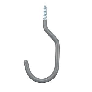 6.2 SCREW-IN BIKE <b>HOOK</b> Garage Storage Iron Wall Mounted Bike Holder Durable Industrial Grey OEM - Product Image 4