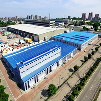 Kits de Construcción de Almacenes de Acero Prefabricados, Estructura Metálica Industrial de Almacenamiento de Gran Envergadura