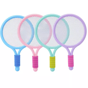 Juego de Raquetas de Bádminton <span class=keywords><strong>y</strong></span> Tenis para Niños. Raquetas de Pádel con Pelota <span class=keywords><strong>y</strong></span> Volante. Juegos Infantiles para Playa, <span class=keywords><strong>Piscina</strong></span>, Parque <span class=keywords><strong>y</strong></span> Exteriores - Product Image 5