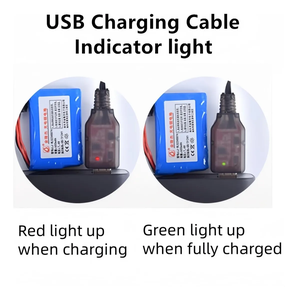 USB-opladerkabel voor 7,4V 500mA voor <span class=keywords><strong>2</strong></span> lithium-ion batterijen 18650 SM-4P 45.02.070 - Product Image 6