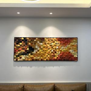 Arte Mural de Mosaico de Bambú Hecho a Mano, Diseño de Árbol con Hojas Rojas en 3D, Marco Verde, Decoración para el Hogar, Regalo de Cumpleaños - Product Image 5