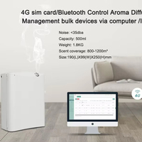 Diffuseur d'arômes intelligent électrique Crearoma 500 ml avec télécommande intelligente, machine à parfum d'aromathérapie avec diffuseur de parfum HVAC