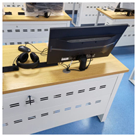 Salle de laboratoire d'informatique scientifique de l'école Conception de laboratoire d'enseignement pour étudiants avec mobilier et équipement