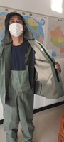 Combinaison de pluie en nylon de style militaire durable pour le camping, tenue imperméable écologique pour hommes et femmes