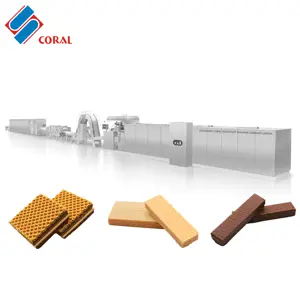 high speed chocolate enrobing hollow wafer machine for sale