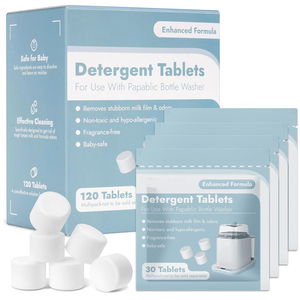 Pastillas de Jabón Detergente <span class=keywords><strong>para</strong></span> Limpieza de Biberones, 120 Unidades, <span class=keywords><strong>para</strong></span> Bebés - Product Image 6