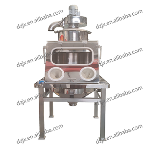 DZJX 50 كجم 25 كجم 20 كجم 15 كجم 10 كجم 5 كجم حقيبة المسحوق الإغراق محطة تفريغ آلة تغذية مع البناء في تهتز آلة غربلة - Product Image 2