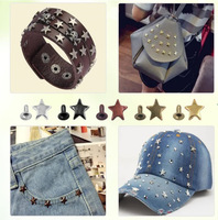 Remaches de Corazón de Hierro Personalizados de Fábrica, Remaches Decorativos Resistentes para Bolsos, Cinturones, Gorras, Ropa, Vaqueros y Zapatos