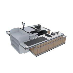 เคาน์เตอร์คิดเงิน POS แบบรวม ดีไซน์ทันสมัย คุณภาพสูง ทนทาน ขนาด 2440x1220x965 มม. - Product Image 2