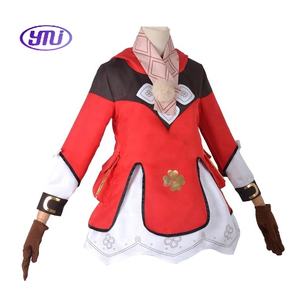 Venta al por mayor de alta calidad uniforme de tela FIESTA DE Halloween Genshined <span class=keywords><strong>Impact</strong></span> Anime Lolita <span class=keywords><strong>Cosplay</strong></span> para niñas <span class=keywords><strong>Klee</strong></span> disfraz - Product Image 3