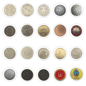 Token de máquina de juego para juegos Custom Silver Gold Acero inoxidable Arcade Game Coin Pennin - Product Image 2