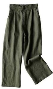 Pantalones Casuales de Lino y Algodón de Color Sólido, Diseño Holgado, Moda Verano 2026, Ropa para <span class=keywords><strong>Mujer</strong></span>, Venta al Por Mayor - Product Image 6