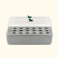 Pot de fleurs EZ Leafy Planter, écologique, biodégradable, pour plantes d'intérieur, pour les légumes frais directement de votre cuisine