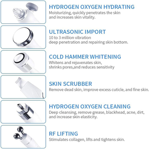 Máquina Facial de Hidrodermoabrasión con Múltiples Configuraciones, Hidro Microdermoabrasión con Oxígeno 7 en 1, Aqua Peel Hydro Beauty - Product Image 4