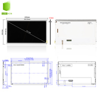Panel Layar LCD AUO 10.1 Inci G101STN01.0 Modul LCD Layar TFT Kontrol Terminal Industri