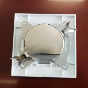 AULIPUR 86 Type ABS <span class=keywords><strong>Prise</strong></span> murale coaxiale à 3 sorties pour <span class=keywords><strong>antenne</strong></span> <span class=keywords><strong>TV</strong></span>/FM/SAT et radio FM, panneau basse tension - Product Image 2