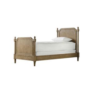 Lit d'enfant en bois massif de style américain, lit traîneau rétro français, idéal pour petit appartement, maison ou gîte de princesse - Product Image 5