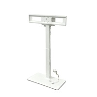 Base de suelo motorizada universal ajustable en altura para TV, de alta resistencia, con control remoto para oficina, para televisores de 32 a 65 pulgadas