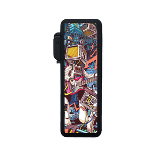 2024 Hot Sale Custom Logo Blue Flame Windproof <b>Cheap</b> Portable Flip Top Torch Lighter for Wholesale Print Lighter - Product Image 6