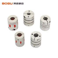 Encodeur en spirale étoile de fleur de prunier en aluminium à double structure élastique personnalisé OEM pour moteur servo CNC