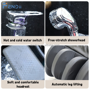 Lit de lavage de cheveux électrique <span class=keywords><strong>professionnel</strong></span> avec <span class=keywords><strong>système</strong></span> de massage pour salon de coiffure - Product Image 5