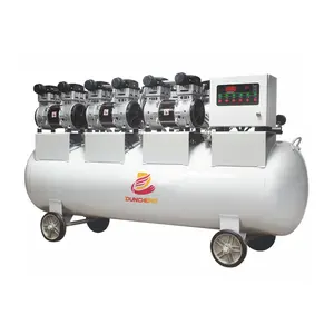 Luchtcompressor 3 Cilinders Olievrije 300l/Min Stille Luchtcompressor Machines Industriële Luchtcompressor Compressor 100 Liter