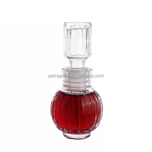 Minidecantador de Whisky de cristal, botella de vidrio, jarrón pequeño con tapón hermético para vino, licor, bebidas - Product Image 1