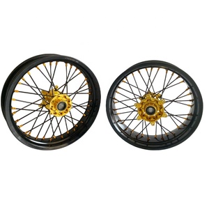 Juego de Ruedas Supermoto de 17 Pulgadas; EXC SXF SX TC FC FE TE 125-500cc; Llantas de Aleación CNC <span class=keywords><strong>F</strong></span> 17x3.5 R 17x4.5; Conversión Motard de Alto Rendimiento - Product Image 2