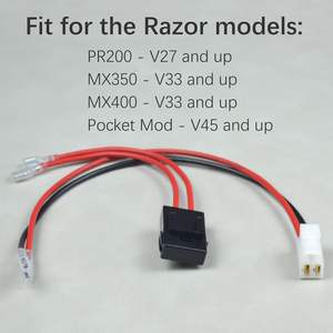 Kit de faisceau de câbles pour connecteur de batterie à 3 trous pour rasoir PR200, MX350, <span class=keywords><strong>MX400</strong></span>, Pocket Mod (V27 +/V33 +) - Product Image 5