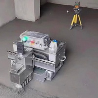 Robot de pose de carreaux d'intérieur, mini robot laser de nivellement de sol à chape sèche, machine de construction, machine de nivellement de sol en mortier de ciment