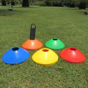 Venta al por mayor PE Agility Cones Set para el entrenamiento deportivo de fútbol y fútbol-para el entrenamiento de disco - Product Image 3