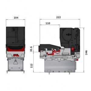 Accepteur et Recycleur de Billets ITL NV11+ USB/Circuit de Collecte Ouvert, Capacité de Cycle 30 Billets, Capacité de Traitement 300/600 Feuilles - Product Image 3