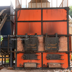 Incinerador de eliminación de residuos radiactivos de T-Tech Vietnam, protección contra el impacto climático, Caldera de tratamiento para quemar el medio ambiente, CNC-YT100 - Product Image 3
