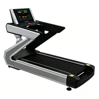 Tapis de course commercial à moteur AC 3HP continu 7HP de pointe, machine de course électrique inclinable pour salle de sport avec chargement sans fil pour téléphone