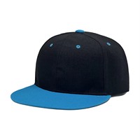 Gorra de Béisbol Hip-Hop de 6 Paneles, Personalizada con Bordado a Mano en 3D de la Letra A, Combinación de Colores, Impermeable, Ajustable, Protección Solar para Exteriores