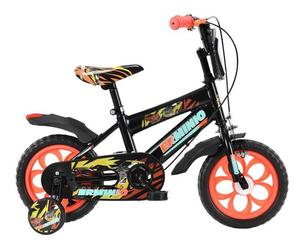 12 Zoll Kinderfahrrad Basikal <span class=keywords><strong>Budak</strong></span>, Rennrad für Jungen mit Stützrädern, Kettenschutz und Schutzblechen für 3 bis 5 Jahre - Product Image 3