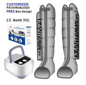 Sistema de Terapia por Compressão de Ar, Botas de Recuperação Esportiva, Massageador de Pés e Pernas, Máquina de Drenagem Linfática com Controle de Temporização - Product Image 1