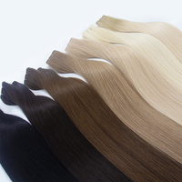 Extensions de cheveux humains Remy Genius pré-collées, fines, invisibles, de luxe, double épaisseur, prêtes à être expédiées, stock européen Luxsea