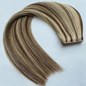 2026 Haiyi Hair Qualité Supérieure Trame <span class=keywords><strong>XO</strong></span> sans colle, sans ruban adhésif ni couture, peut être coupée, rangée de perles discrète - Product Image 1