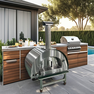 <span class=keywords><strong>Horno</strong></span> de <span class=keywords><strong>Pizza</strong></span> a <span class=keywords><strong>Gas</strong></span> Portátil de Acero Inoxidable para Exteriores, Diseño Plegable, Listo para Usar en Fiestas, Suministro de China - Product Image 3
